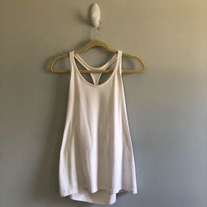 nike white workout tank